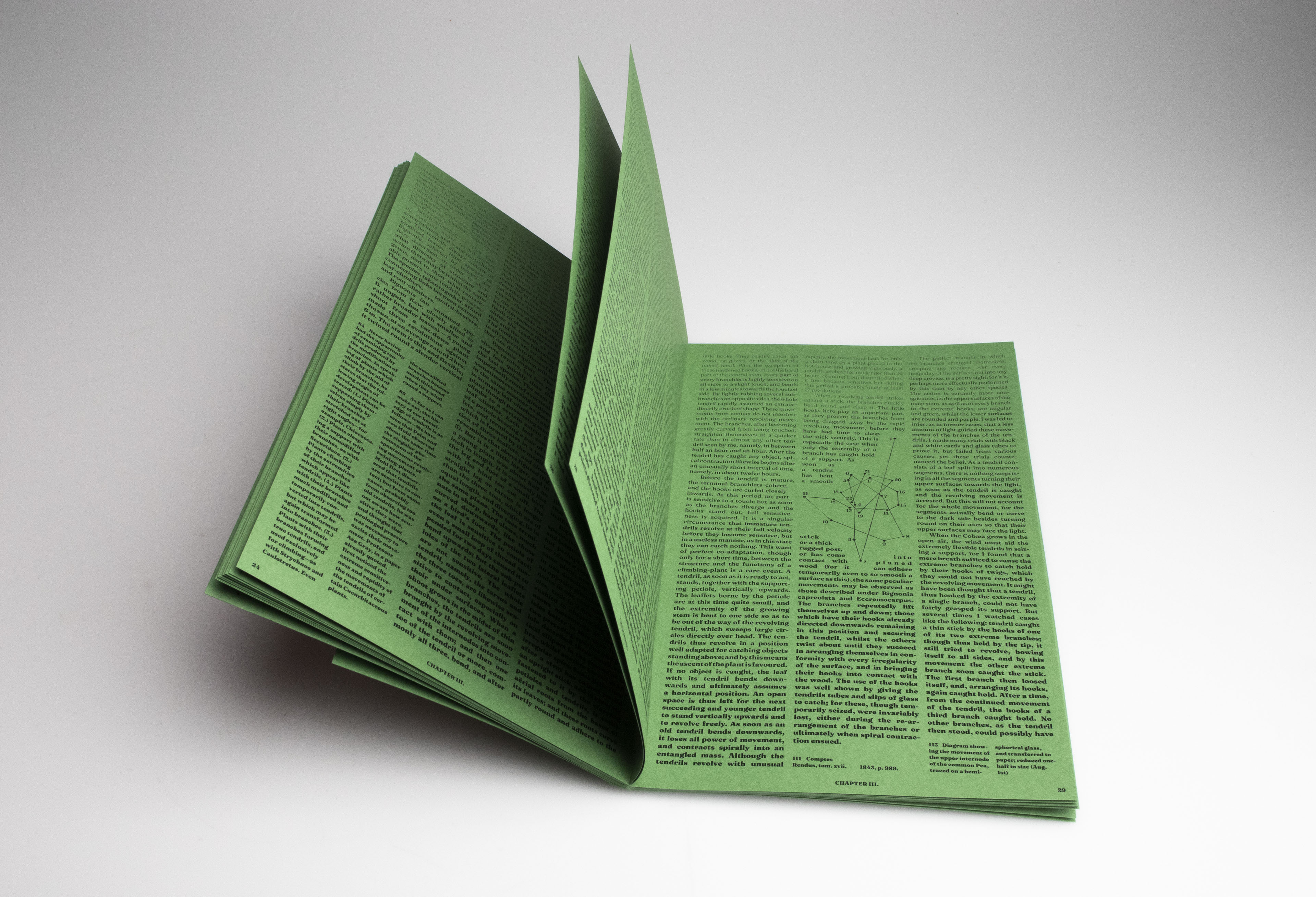 Openliggende spread van Redesigned Book Charles Darwin.