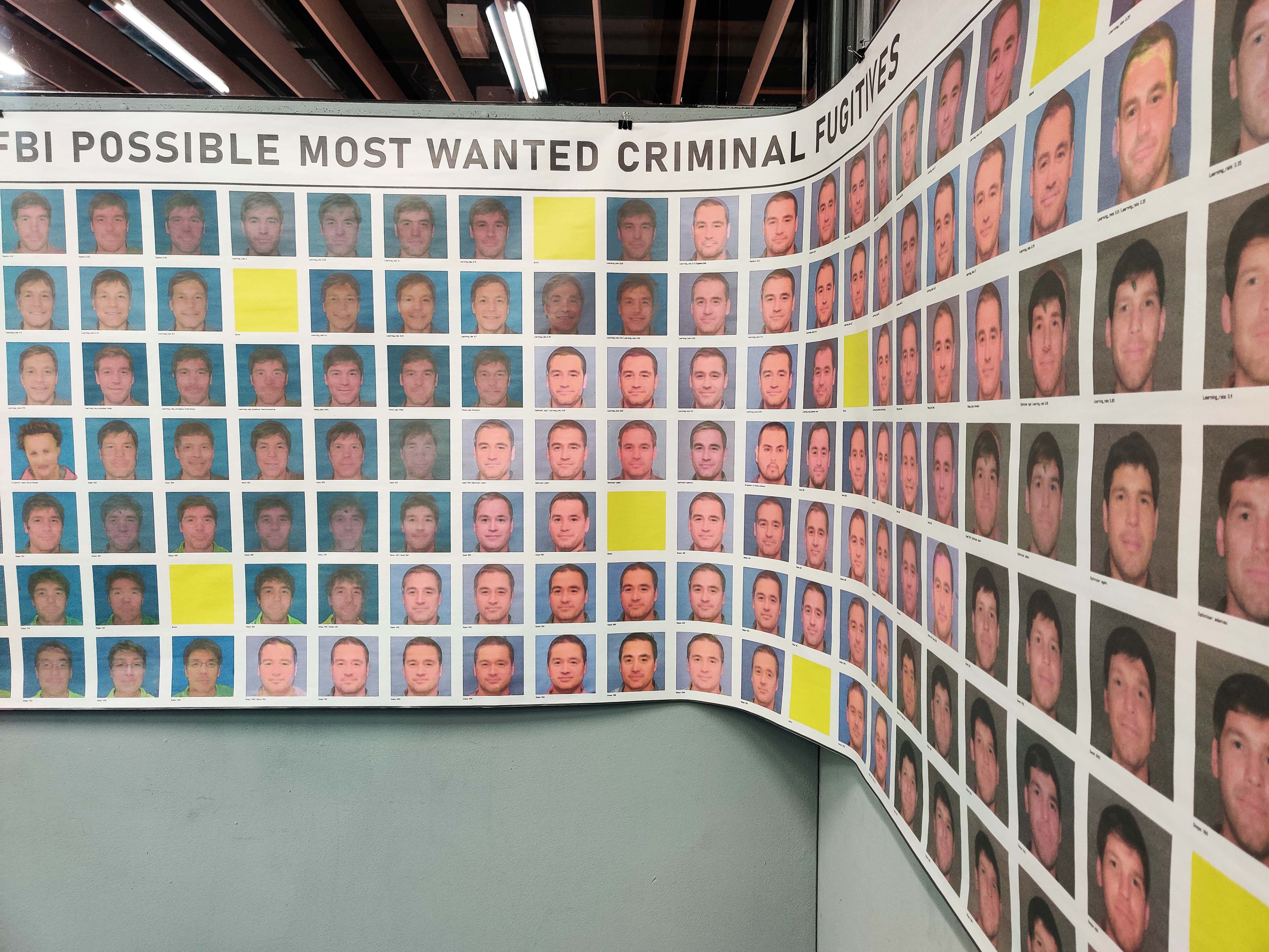 Detail foto op banner Possible Most Wanted Criminal Fugitives